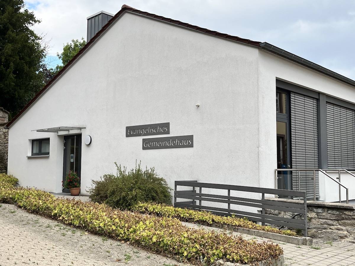 Bild des evangelischen Gemeindehauses in Bauschlott
